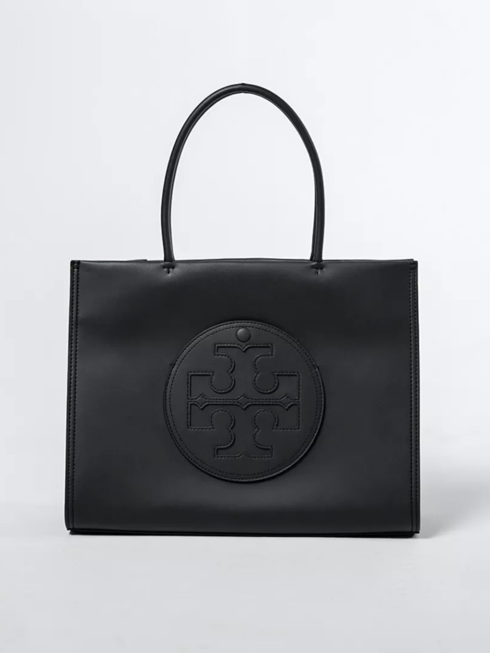 Tory Burch Small Ella Bio Tote Black NWOT + Organizer